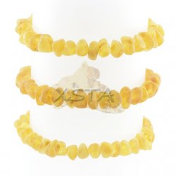 Wholesale raw nuggets amber bracelet